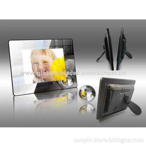 Multifunction Digital Photo Frame with 800 x 480 Resolution